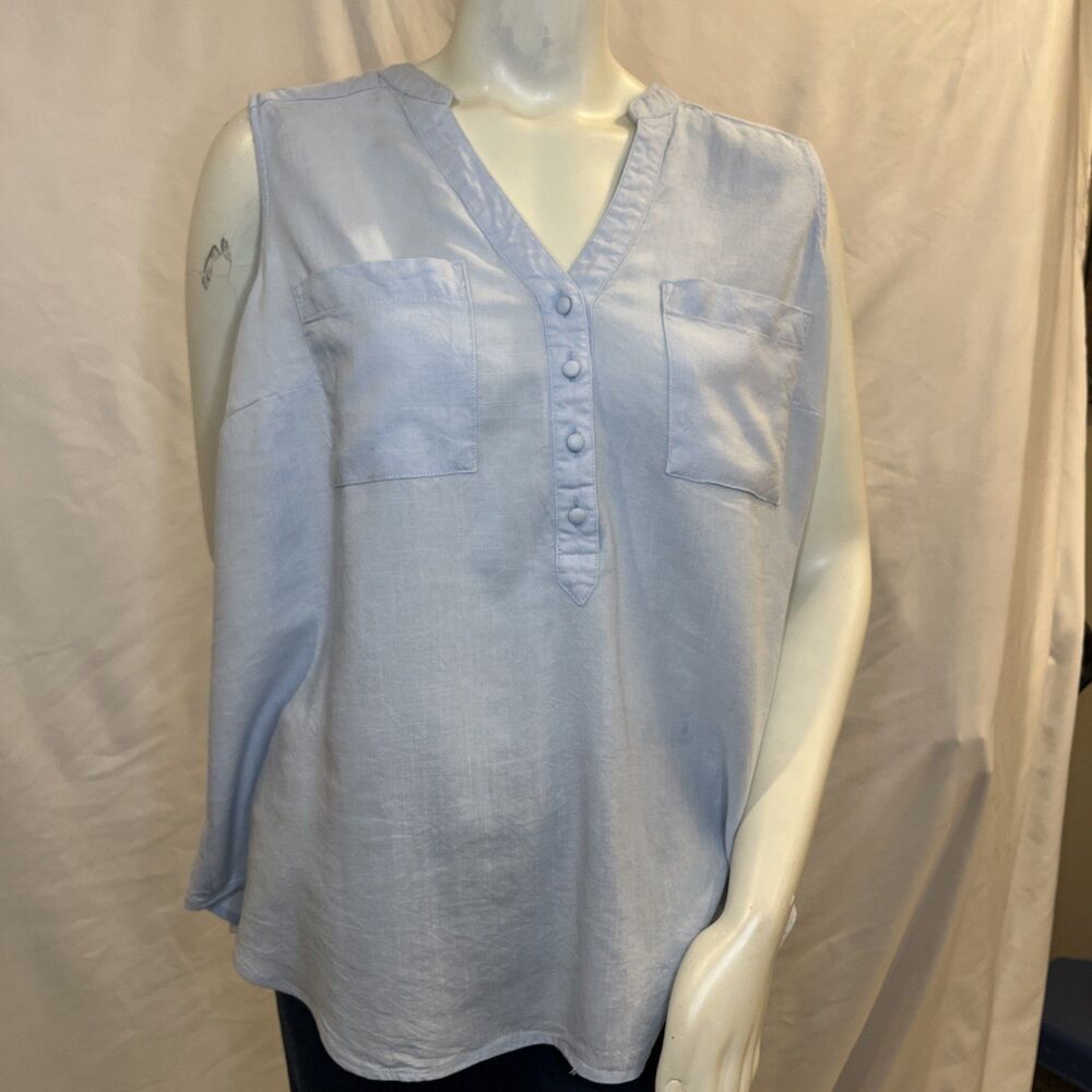 TORRID Women's Blue Sleeveless Summer Top Plus Size 0X